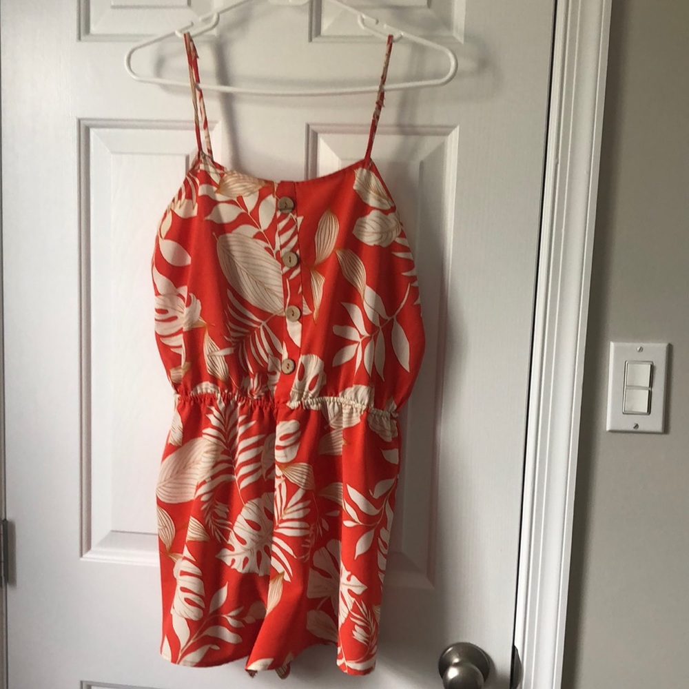 Pink Lily romper